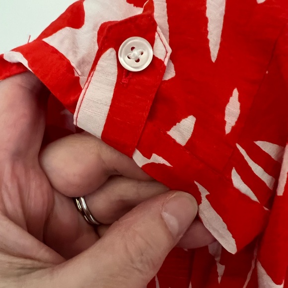 Great condition ikat summer shirt sleeve blouse - Picture 4 of 6